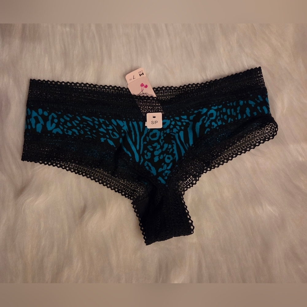 La Senza Aqua Tiger Lace Panties